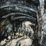 Underpass (III), Oil on Paper, 71.5 x 49.5 cm